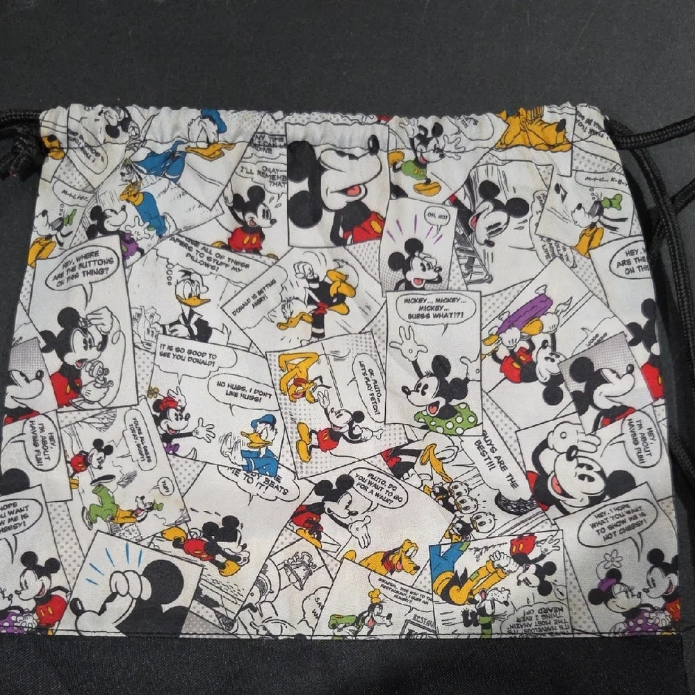Disney Mickey Mouse Comic Strip Drawstring Bag